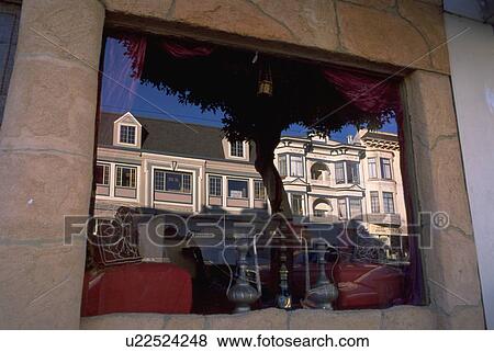 valencia, reflected, restaurant, glass, off, buildings View Large Photo Image Stock Photo - valencia, reflected, restaurant, glass, off, buildings. Fotosearch