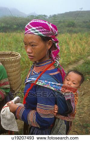 Stock Image - vietnam, baby, 3388, person, people, woman. Fotosearch