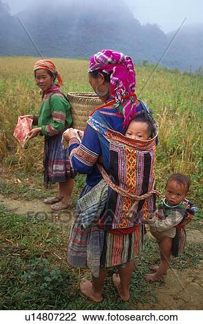 Stock Image - vietnam, person, 3420, women, children, people. Fotosearch