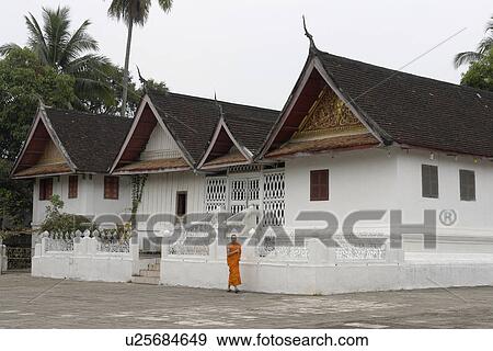 wat, person, monk, buddhist, laos, people View Large Photo Image Stock Photo - wat, person, monk, buddhist, laos, people. Fotosearch