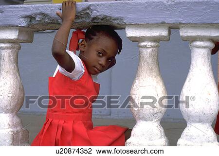 Stock Image - whole, child, through, peers, kid, girl. Fotosearch