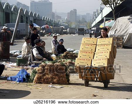 wholesale, people, karakan, korea, person, food View Large Photo Image Stock Photograph - wholesale, people, karakan, korea, person, food. Fotosearch