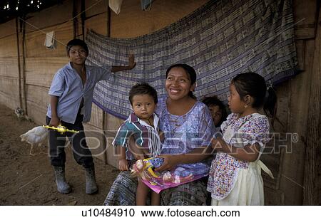 Stock Image - 5671, people, children, person, house, christmas. Fotosearch