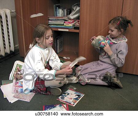 Stock Image - 7733, girl, person, sport, child, people. Fotosearch