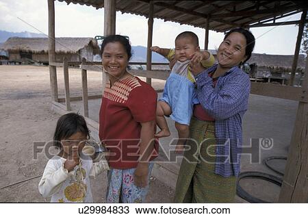 Stock Image - 9382, people, children, person, house, family. Fotosearch