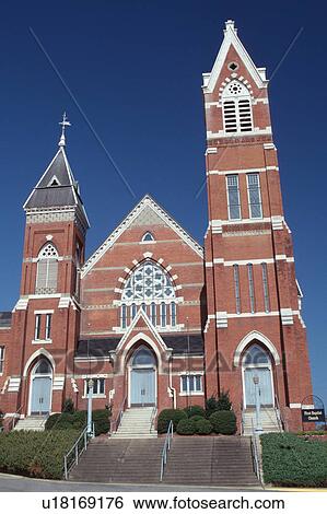 Stock Photograph - abbey, georgia, church, baptist, first, macon. Fotosearch