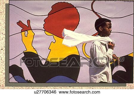Stock Photograph - america, american, black, california, oakland, african. Fotosearch