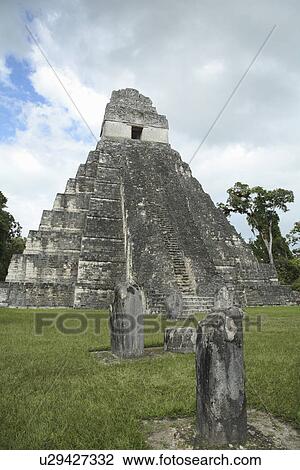 Stock Image - attikal, person, ruins, mayan, guatemala, people. Fotosearch