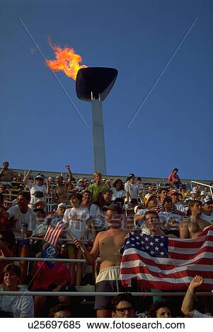 barcelona, americans, olympics, torch, olympic, people View Large Photo Image Stock Photography - barcelona, americans, olympics, torch, olympic, people. Fotosearch
