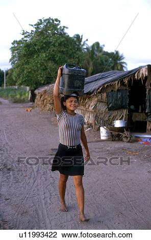 Stock Image - brazil, people, 5175, person, girl, water. Fotosearch