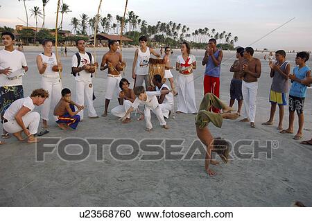 Stock Image - brazil, people, person, dance, sport, beach. Fotosearch