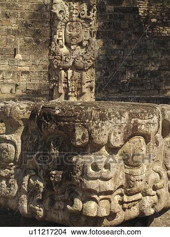 carving, person, head, stelae, honduras, people View Large Photo Image Picture - carving, person, head, stelae, honduras, people. Fotosearch