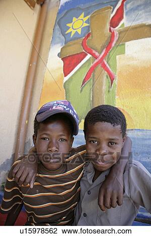 Stock Image - child, namibia, kid, person, people. Fotosearch