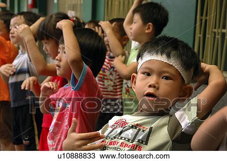 Stock Image - children, child, school, person, sport, people. Fotosearch