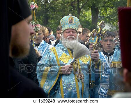Stock Photo - circumambulating, person, clergy, pilgrims, russia, people. Fotosearch