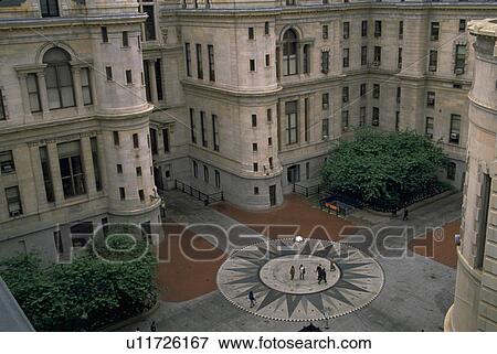Stock Photo - compass, city, pa, philadelphia, hall, old. Fotosearch
