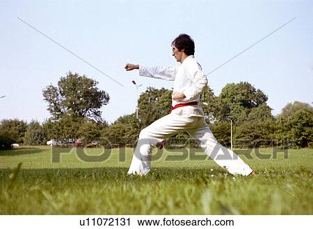 Stock Image - convenience, leisure, chance, space, breathing, karate. Fotosearch
