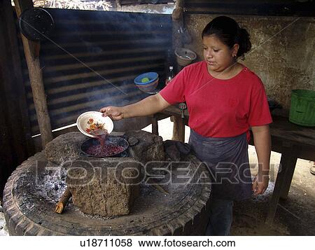 cooking, people, nicaragua, fire, person, woman View Large Photo Image Stock Photo - cooking, people, nicaragua, fire, person, woman. Fotosearch