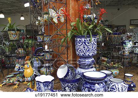 Stock Image - display, Richardson, indoor, inside, nursery, Texas. Fotosearch