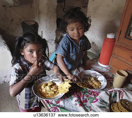 eating, person, girls, honduras, children, people View Large Photo Image Stock Photo - eating, person, girls, honduras, children, people. Fotosearch