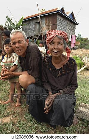 elderly, house, cambodia, person, couple, people View Large Photo Image Stock Photograph - elderly, house, cambodia, person, couple, people. Fotosearch