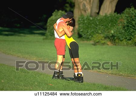 embrace, couple, hug, share, sport, love View Large Photo Image Picture - embrace, couple, hug, share, sport, love. Fotosearch
