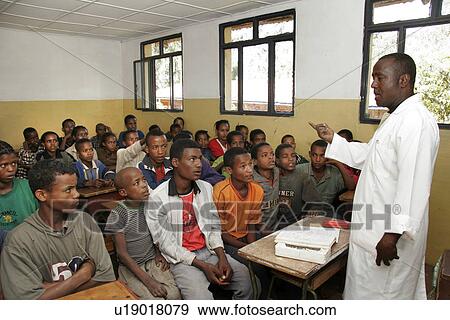 Stock Photo - ethiopia, people, book, children, person, background. Fotosearch
