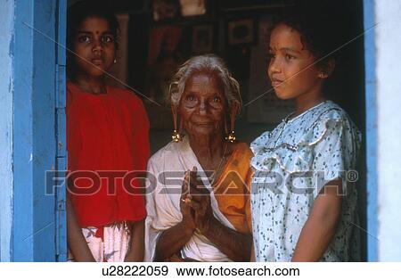 Stock Photo - families, people, india, 5237, person, woman. Fotosearch