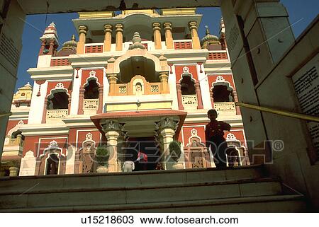 Stock Image - fantasy, entry, temple, jain, way, boy. Fotosearch