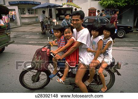 Stock Photo - father, asia, family, asian, southeast, thailand. Fotosearch