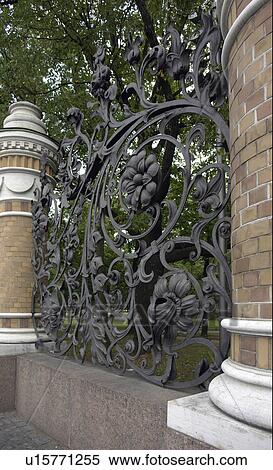 fence, person, iron, wrought, russia, people View Large Photo Image Stock Photography - fence, person, iron, wrought, russia, people. Fotosearch