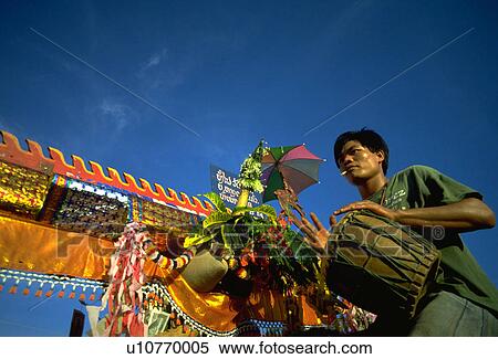 Stock Photography - festival, vientaine, celebration, southeast, asia, laos. Fotosearch