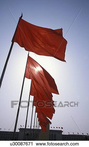 flags, person, red, china, 7137, people View Large Photo Image Stock Image - flags, person, red, china, 7137, people. Fotosearch