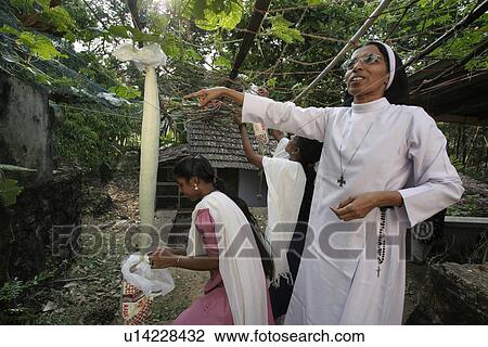 Stock Image - garments, person, queens, india, women, people. Fotosearch