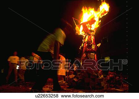 Stock Photo - ghost, people, hungry, singapore, fire, party. Fotosearch