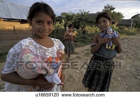 Stock Image - guatemala, people, 5541, person, girl, christmas. Fotosearch