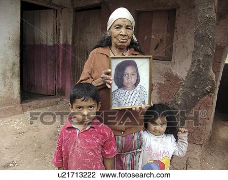 Stock Image - holding, people, old, honduras, person, woman. Fotosearch