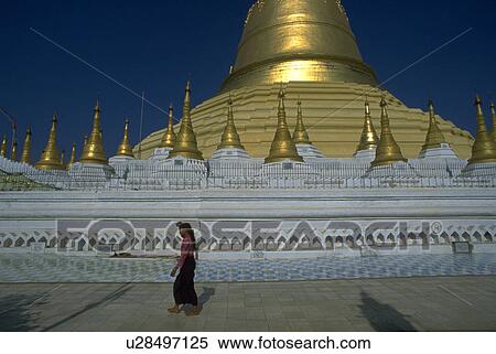 Stock Photography - holy, pagoda, burma, temple, bago, shwemawdaw. Fotosearch