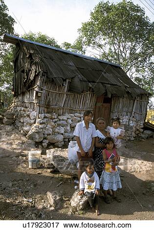 Stock Photo - home, people, children, person, house, family. Fotosearch
