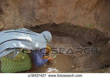 Stock Photo - home, woman, person, people, water, family. Fotosearch