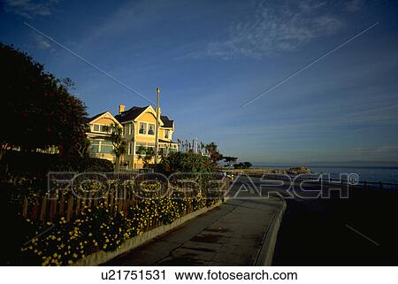 hotel, pacific, california, monterey, grove, house View Large Photo Image Stock Image - hotel, pacific, california, monterey, grove, house. Fotosearch