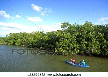 Stock Image - islands, people, 000, 10, kayaking, water. Fotosearch