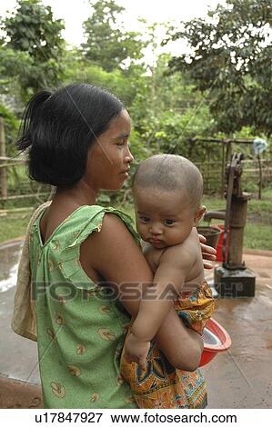 kampong, child, mother, cambodia, person, people View Large Photo Image Stock Photo - kampong, child, mother, cambodia, person, people. Fotosearch