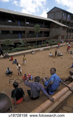 Stock Photo - kibagare, person, kenya, 6200, school, people. Fotosearch