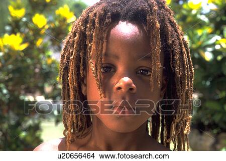 Picture - kid, ocho, boy, jamaican, child. Fotosearch
