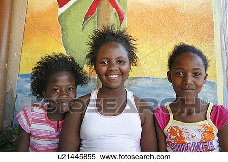 Stock Photography - kids, girl, namibia, children, person, people. Fotosearch