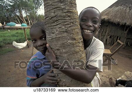Stock Photo - kids, person, tanzania, 3873, children, people. Fotosearch