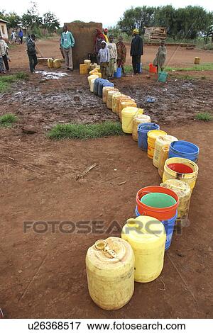 line, people, tanzania, person, fitness, water View Large Photo Image Stock Photo - line, people, tanzania, person, fitness, water. Fotosearch