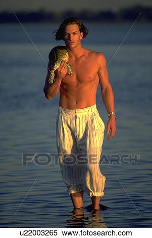 Stock Photography - male, alameda, california, monitor, beach. Fotosearch