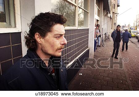 Stock Photography - male, junk, drugs, addicted, homeless. Fotosearch